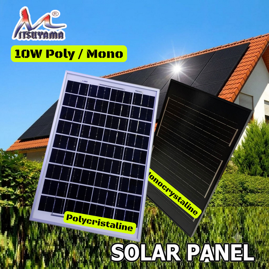 Solar Panel 10Wp Mitsuyama MS-10W