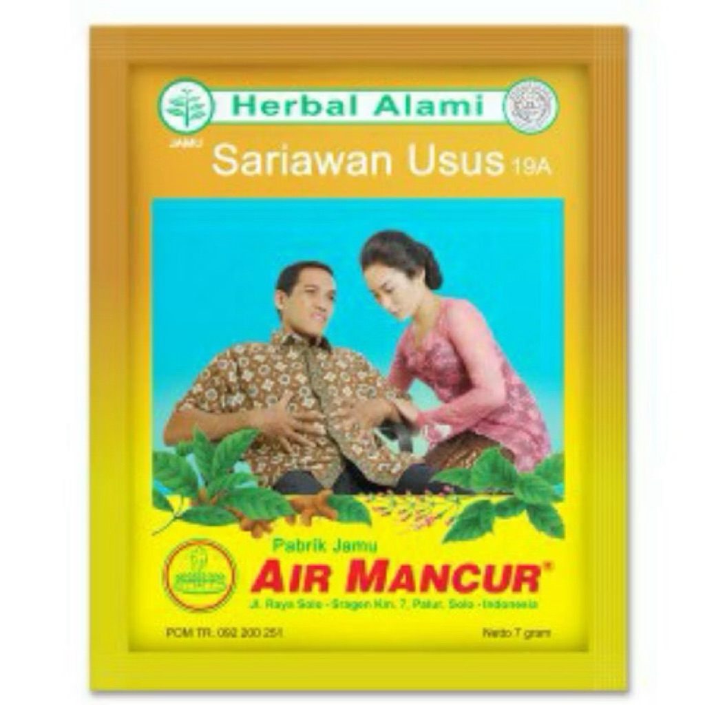 AIR MANCUR JAMU SARIAWAN USUS ISI 10 SACHET