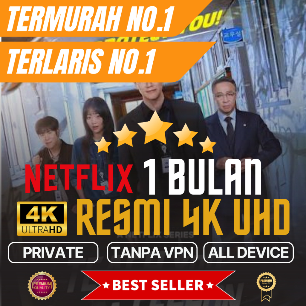 Netflix Privat Full HD 1 Bulan Termurah