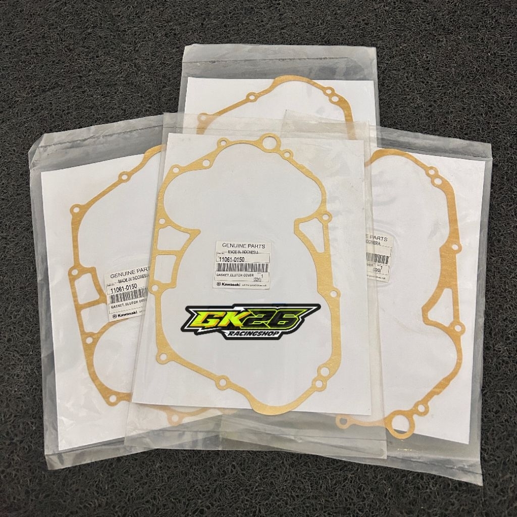 PAKING PACKING GASKET BAK BLOK BLOCK KOPLING NINJA 150 R SS RR ORI ORIGINAL KAWASAKI