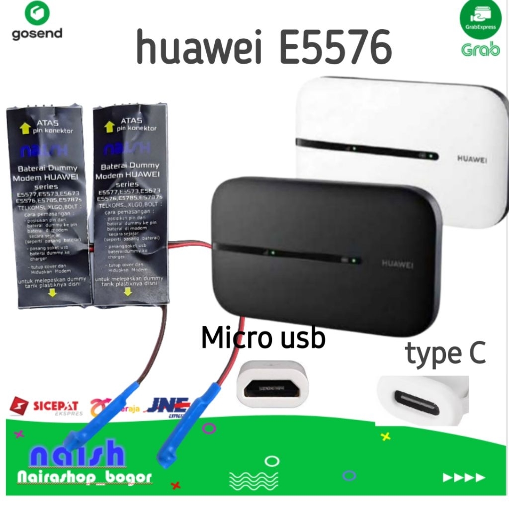 Dummy baterai modem huawei E5576 modem batre E5576