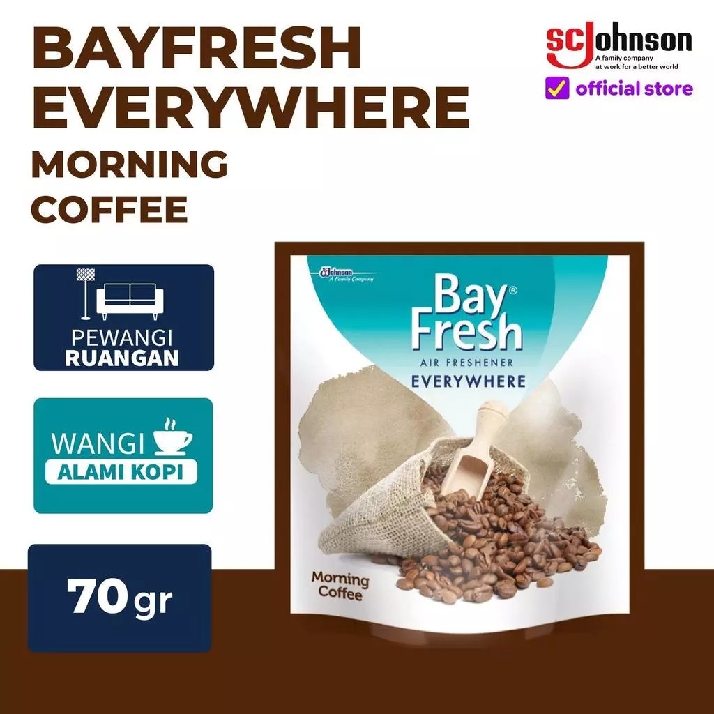 Bayfresh Everywhere Morning Coffee Pengharum Ruangan & Mobil Gantung