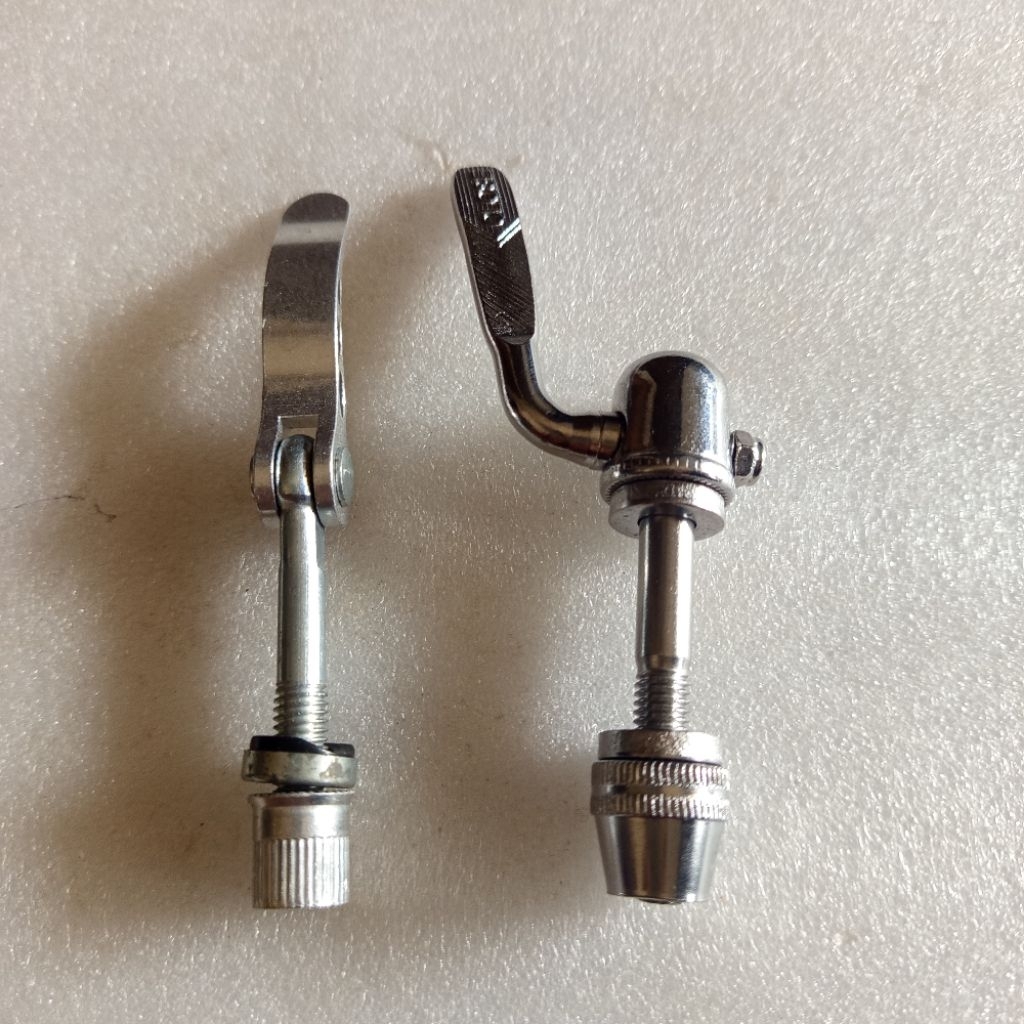 QR seatclamp chrome balap fixie federal jadul vintage baut klem sadel sepeda