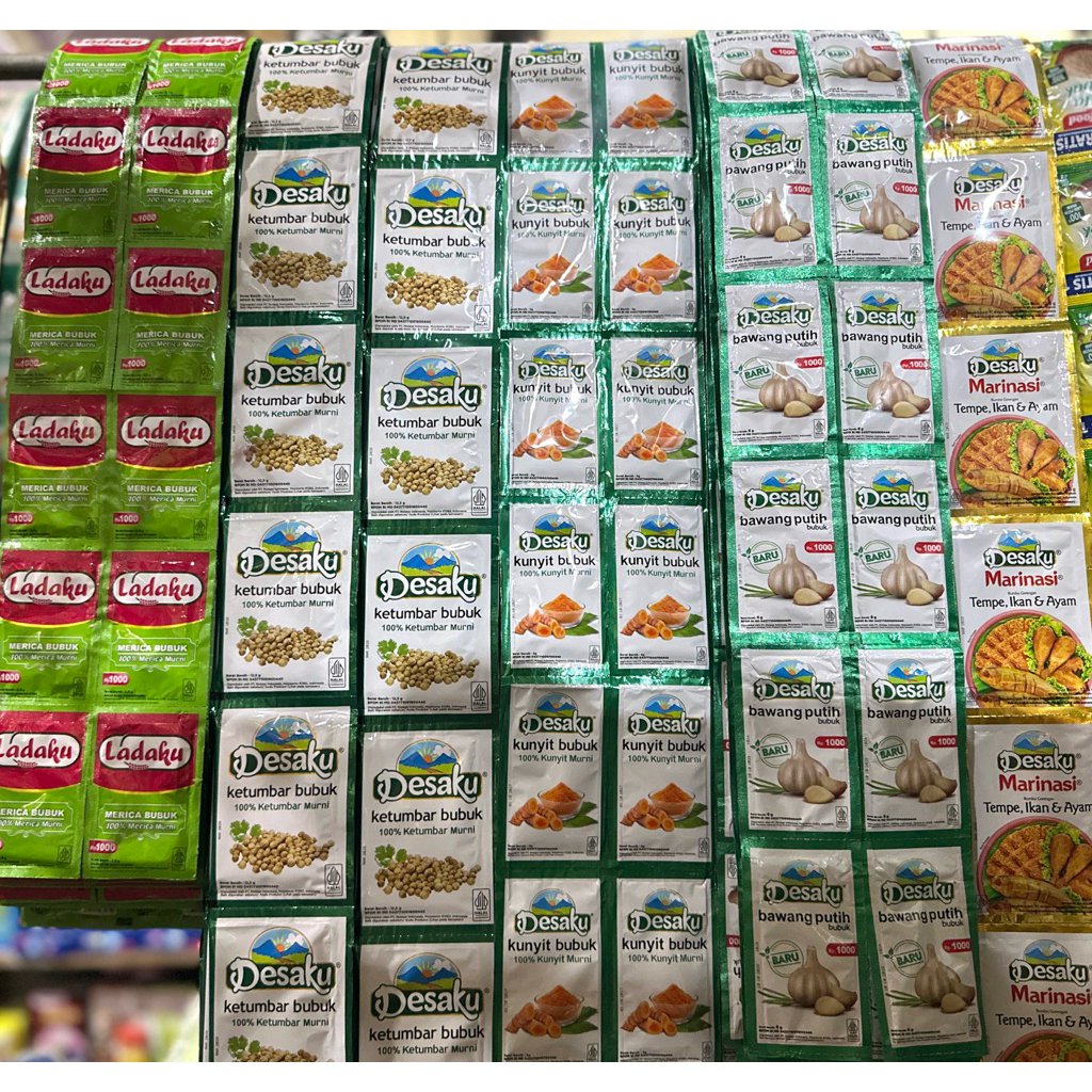Desaku Bumbu Bubuk Dapur Instan Sachet (12pcs/sachet)