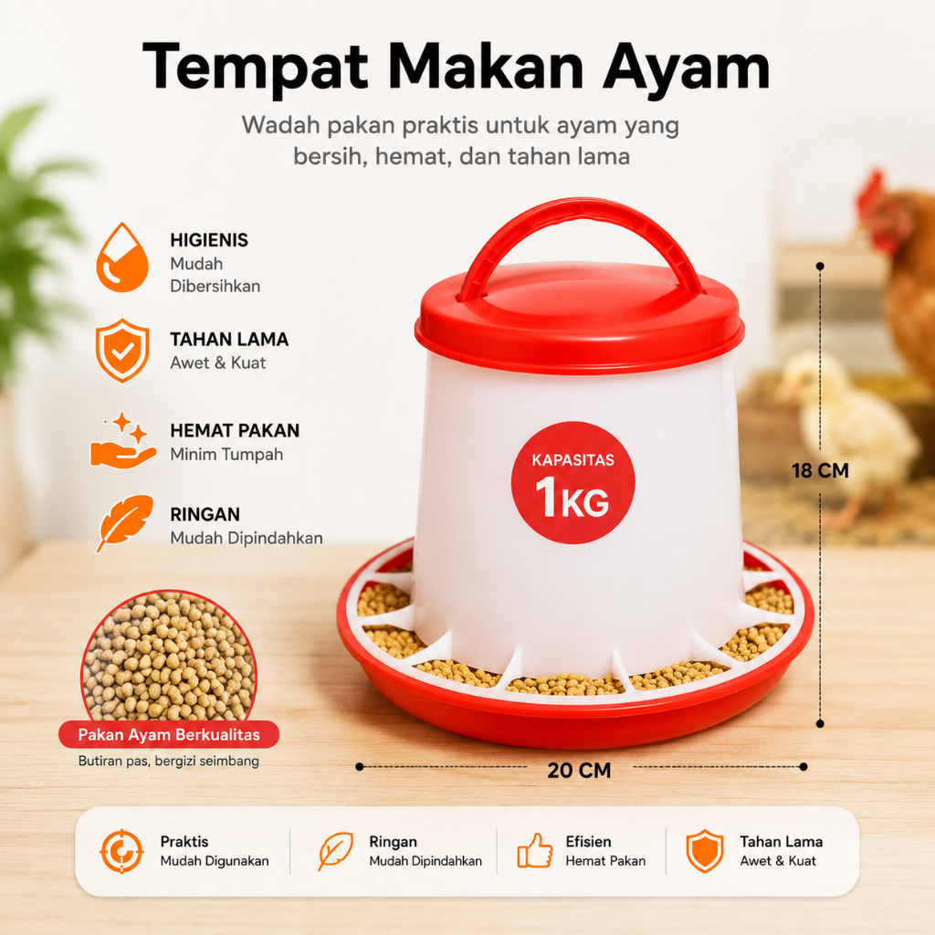 tempat pakan ayam feeder pakan ayam