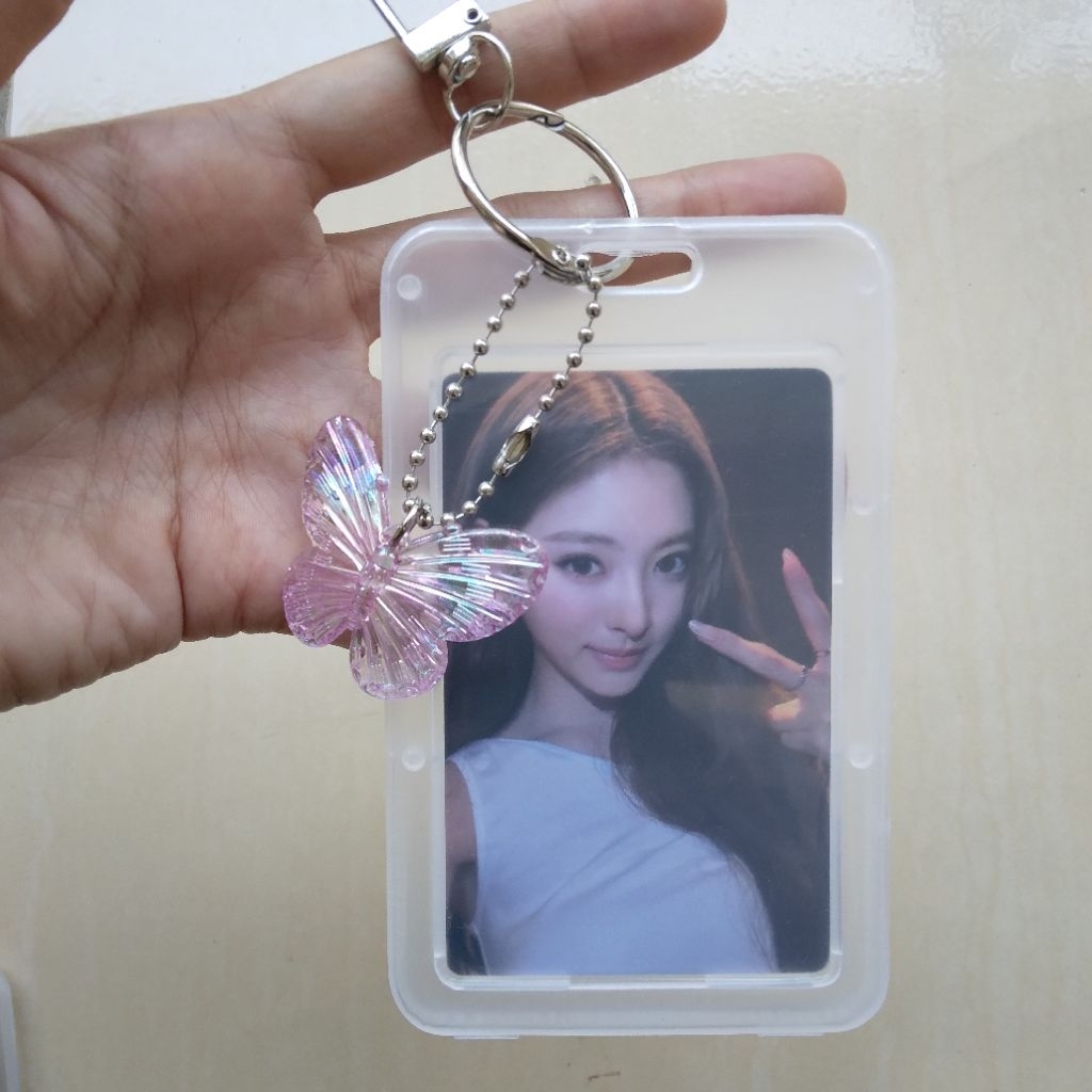 Cahol Transparan Plastik PhotoCard Holder KPOP Cahol KPOP Free PC Gantungan Cahol Gantungan PC Holde