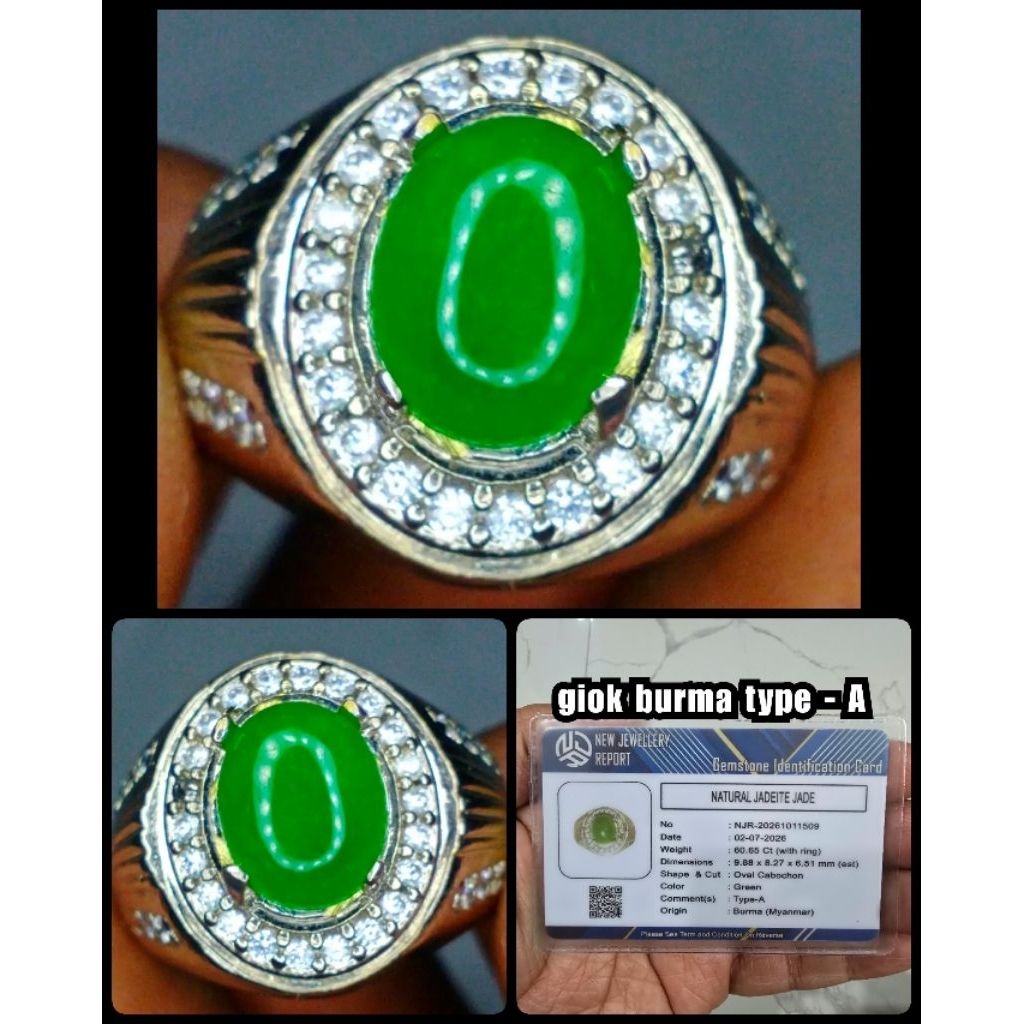 giok jade burma asli myanmar kristal type - A ya bosku