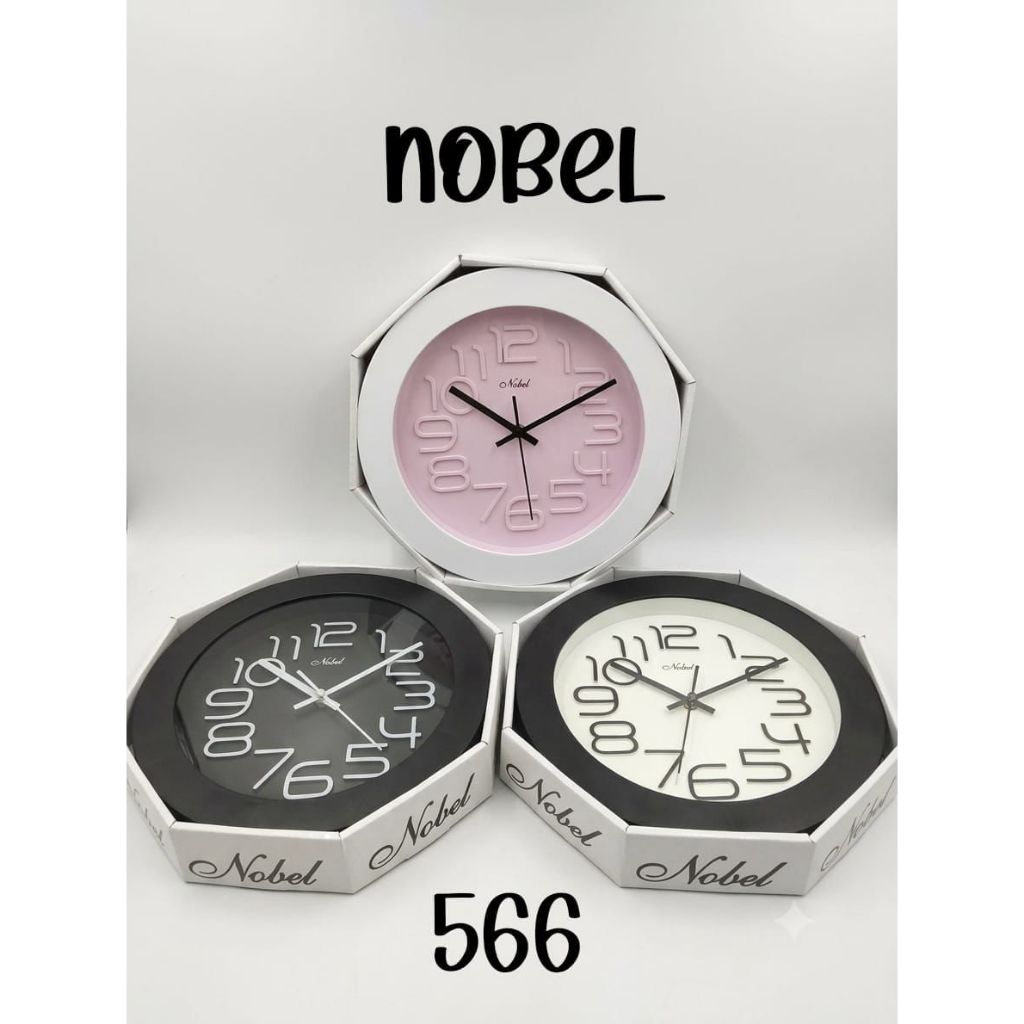 Jam Dinding Nobel Kualitas Premium model 566