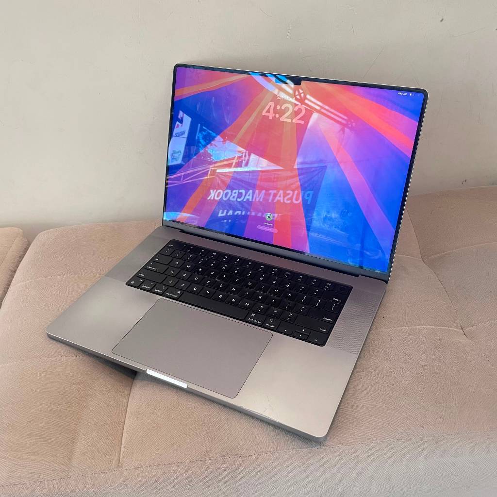 MACBOOK PRO M1 PRO RETINA 14INCH 16INCH 2021 RAM 32GB SSD 512GB SECOND ORIGINAL