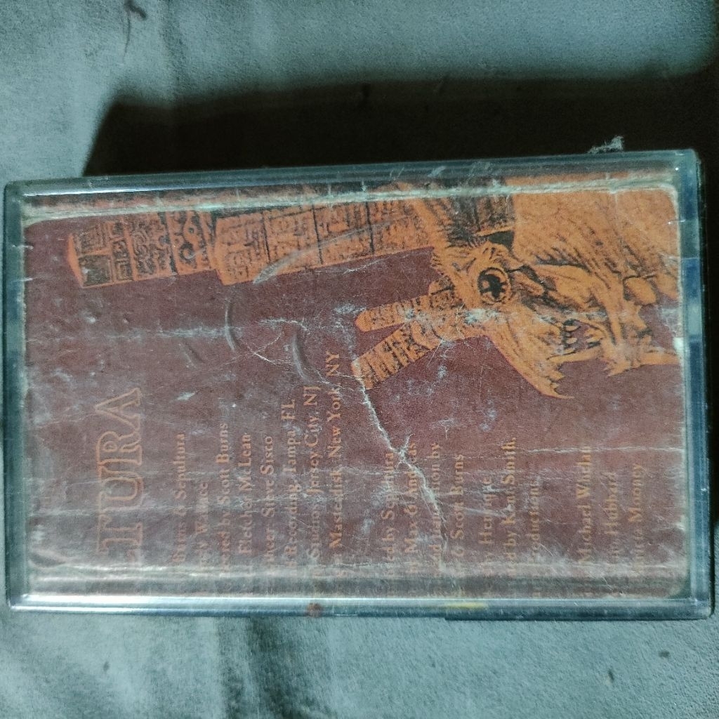 kaset tape pita Sepultura the roots of sepultura