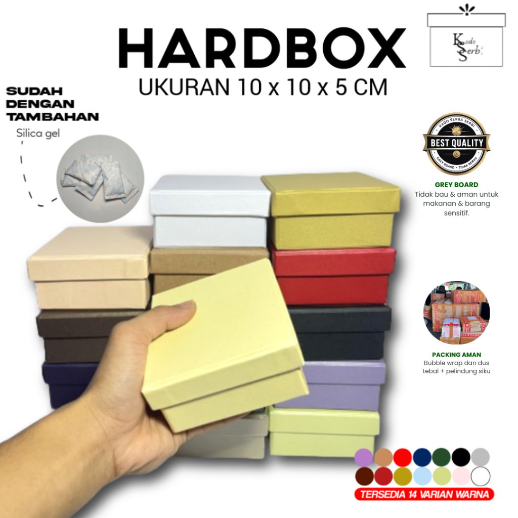 Hardbox 10x10x5 cm / kotak kado / hampers / giftbox / kotak kado polos / box kado / Kotak Polos