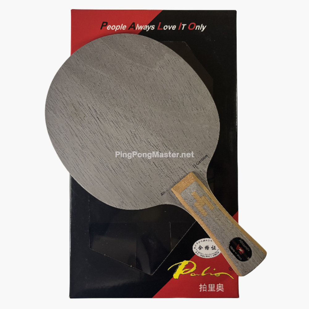 Palio V2 Ti Carbon - Kayu Pingpong Bet Tenis Meja Palio Offensive Titanium Carbon Blade