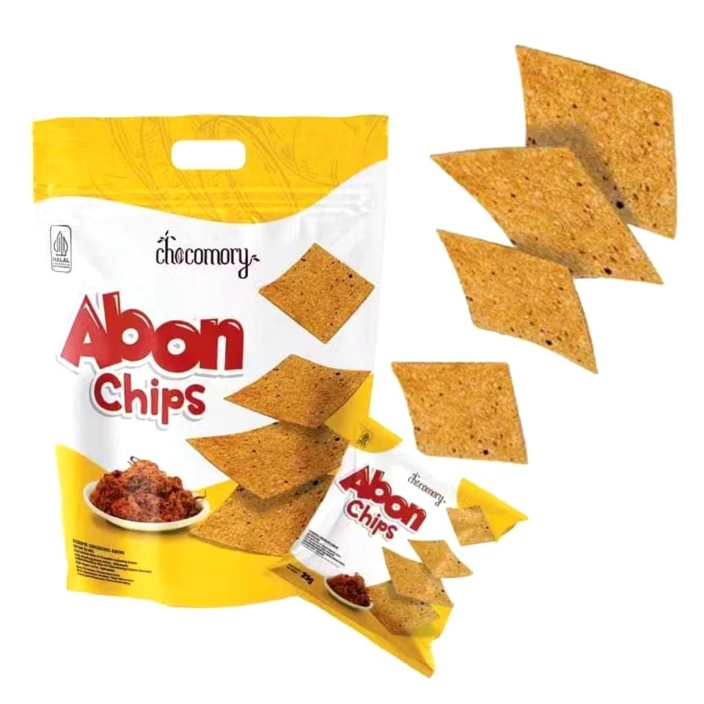 Jastipp oleh oleh Bandung  ABON CHIPSS CHOCOMORY