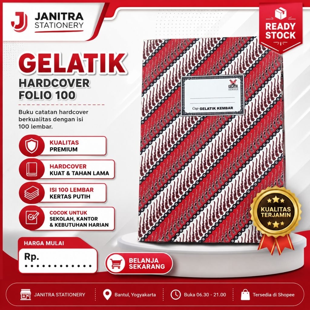 GELATIK HARDCOVER FOLIO 100