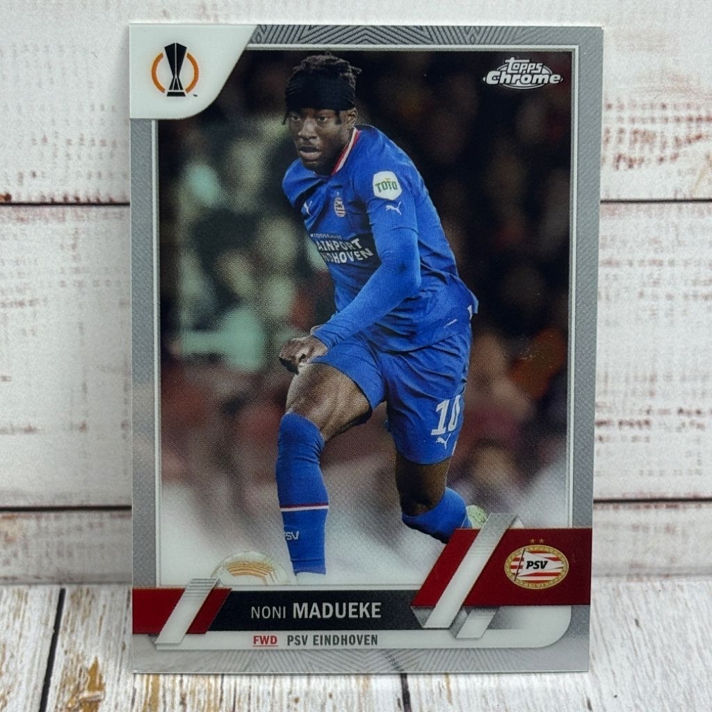 Kartu Bola Madueke Psv Topps Chrome Original