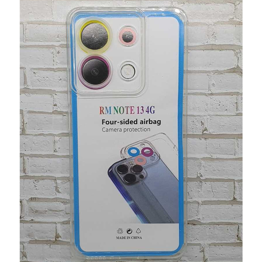 SOFTCASE BENING TRANSPARAN + PROTECT CAMERA REDMI NOTE 13 <POD>