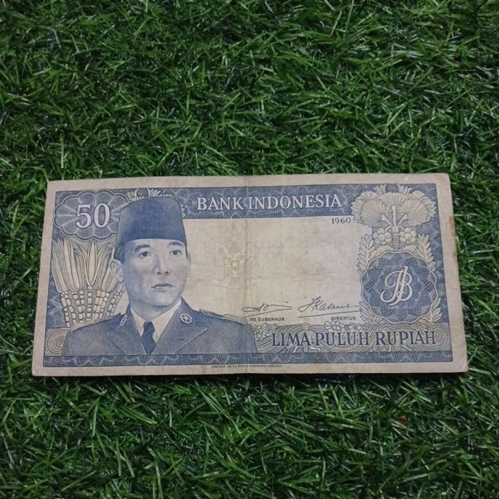 uang kuno 50 soekarno 1960 asli.2