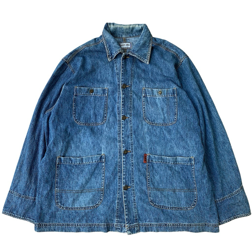 Jaket Crazy Doll Denim Hunting Chore Parka Jeans Jacket