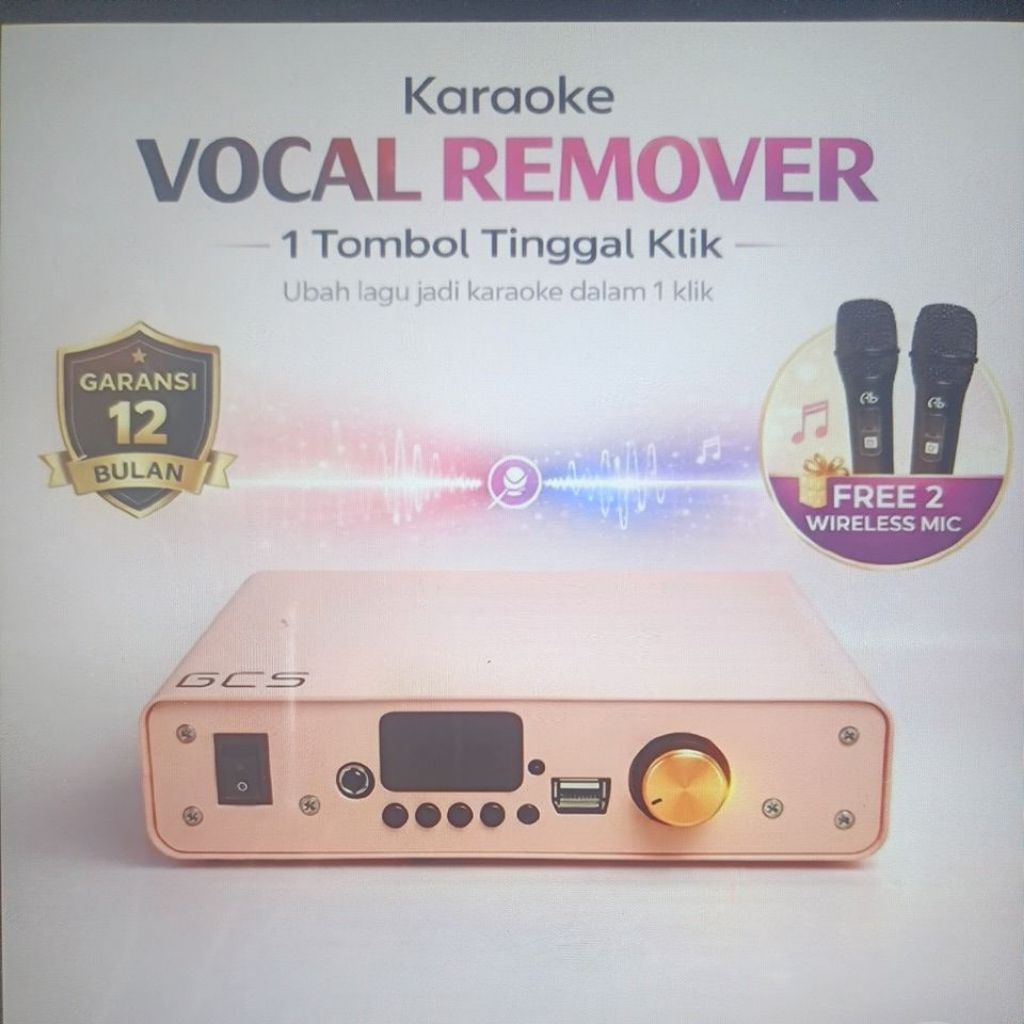 karoke vocal remover mini amplifier karoke bluetooth USB dengan kabel adaptor DC terlaris