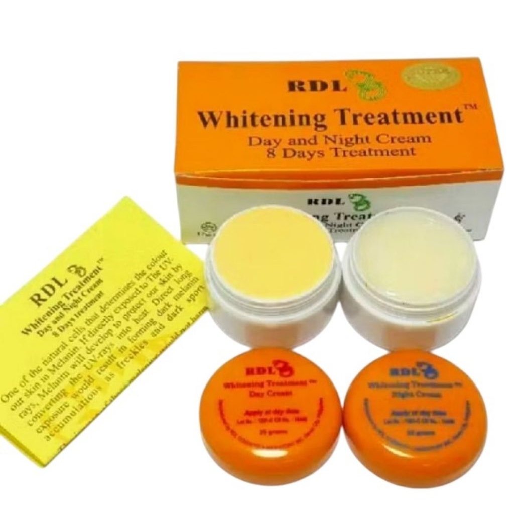 Cream Pemutih Wajah RDL Original 8 Hari - Mencerahkan, Melindungi, Memuluskan