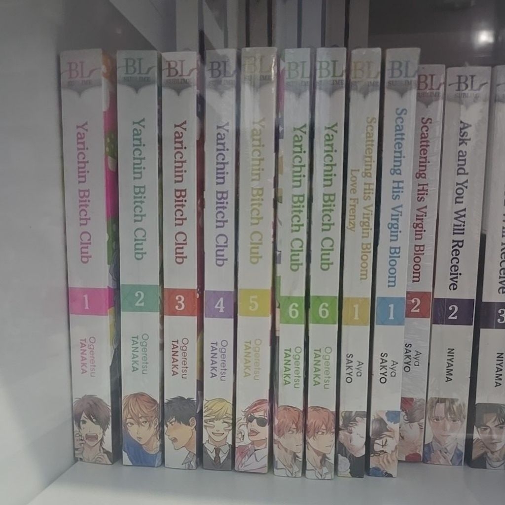 Manga/Komik Yarichin B Club vol 1, 2 , 3, 4, 5, 6 English language (ORI) BL/Yaoi