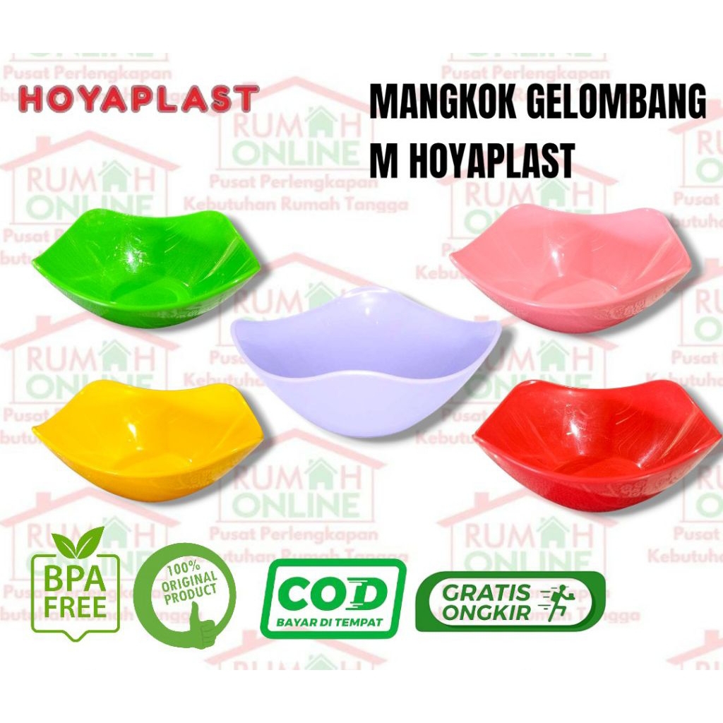 MANGKOK GELOMBANG M HOYAPLAST