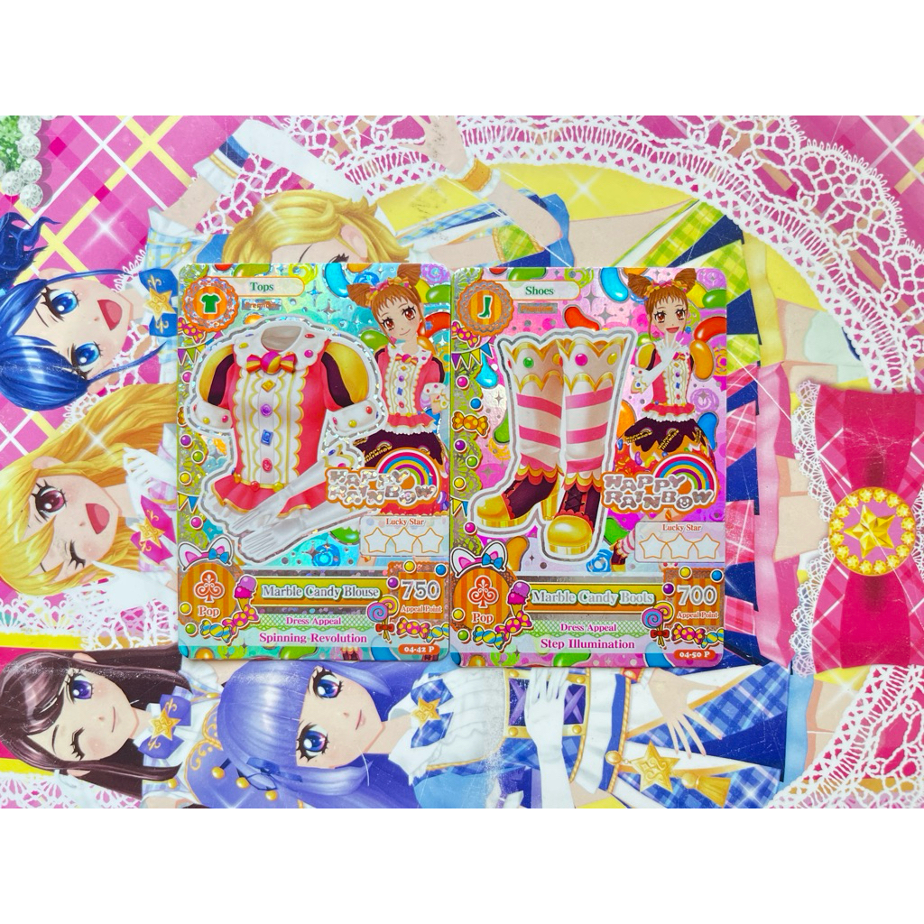 Kartu Aikatsu Premium Indonesia Happy Rainbow Otome arisugawa Star Festival Bloom Royal Moon Marble 