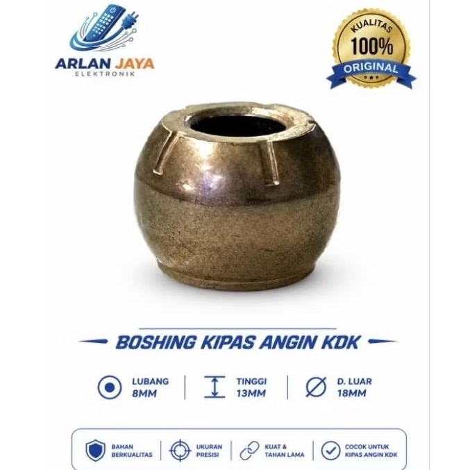 Bushing Bos Kipas Angin KDK Panasonic National As 8mm Kualitas Original | Boshing Dinamo Kipas Angin
