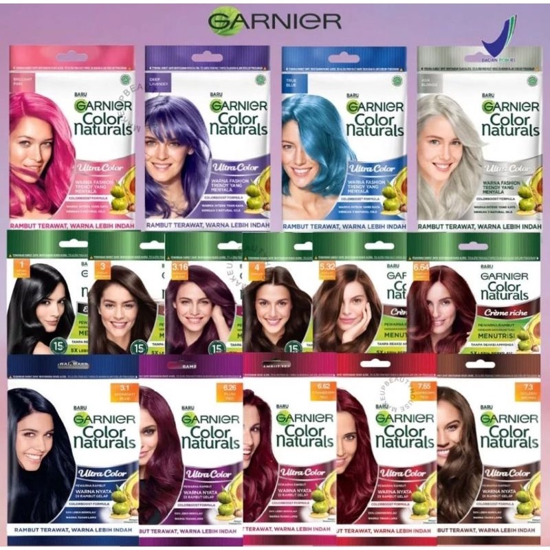 GARNIER COLOR NATURALS PEWARNA RAMBUT / CAT RAMBUT GARNIER