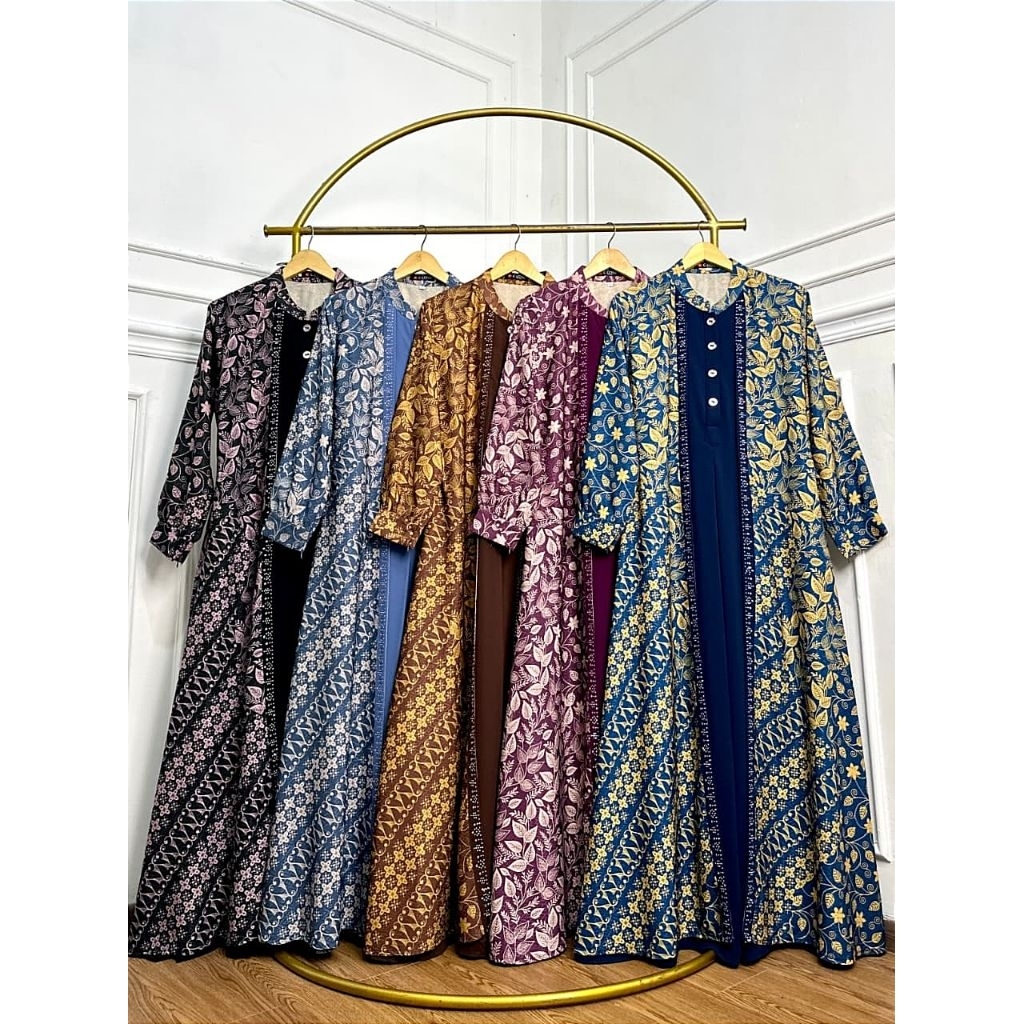 Gamis Biba Premium Bordir Payet Original Butik