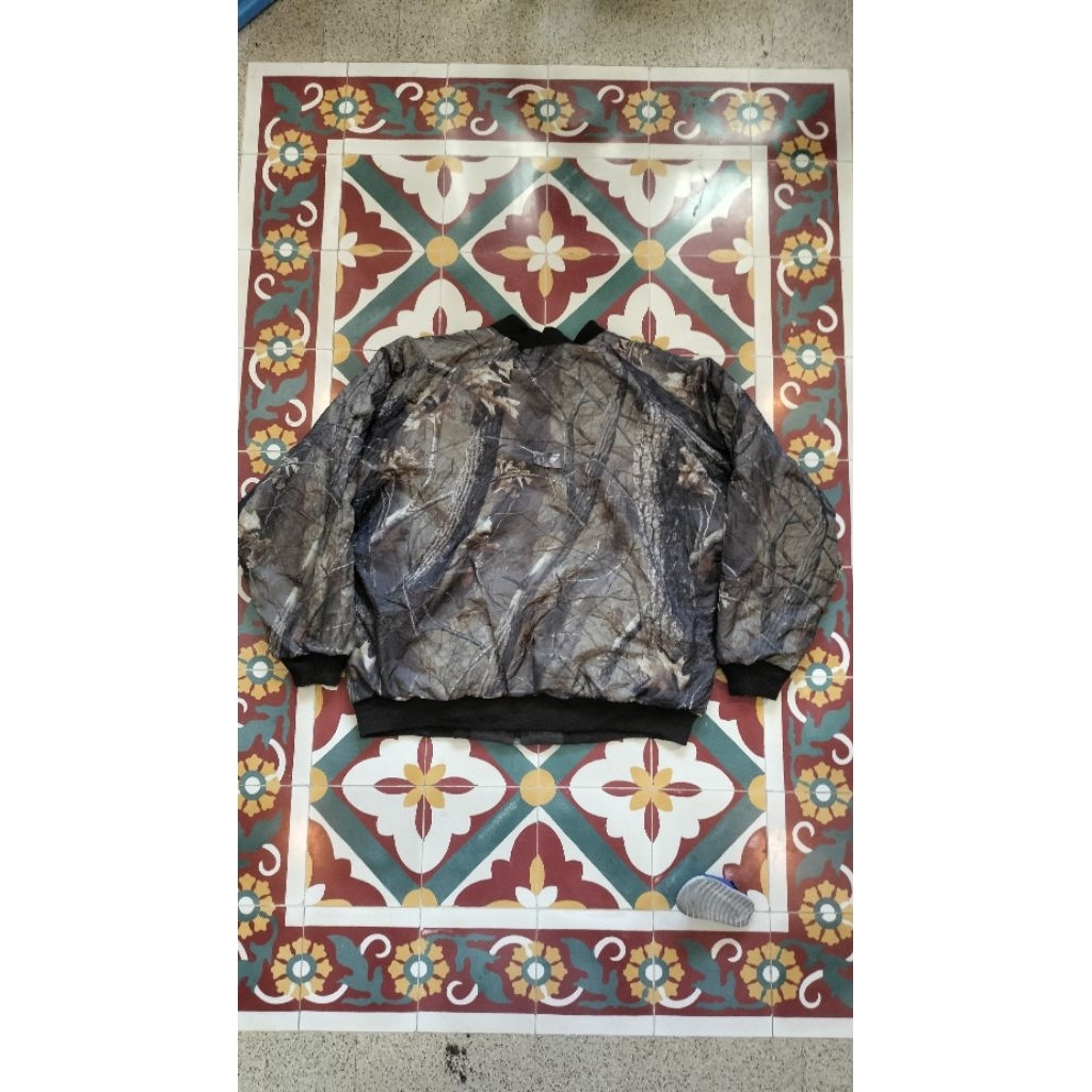 Jaket Bomber Realtree Woodland Camo