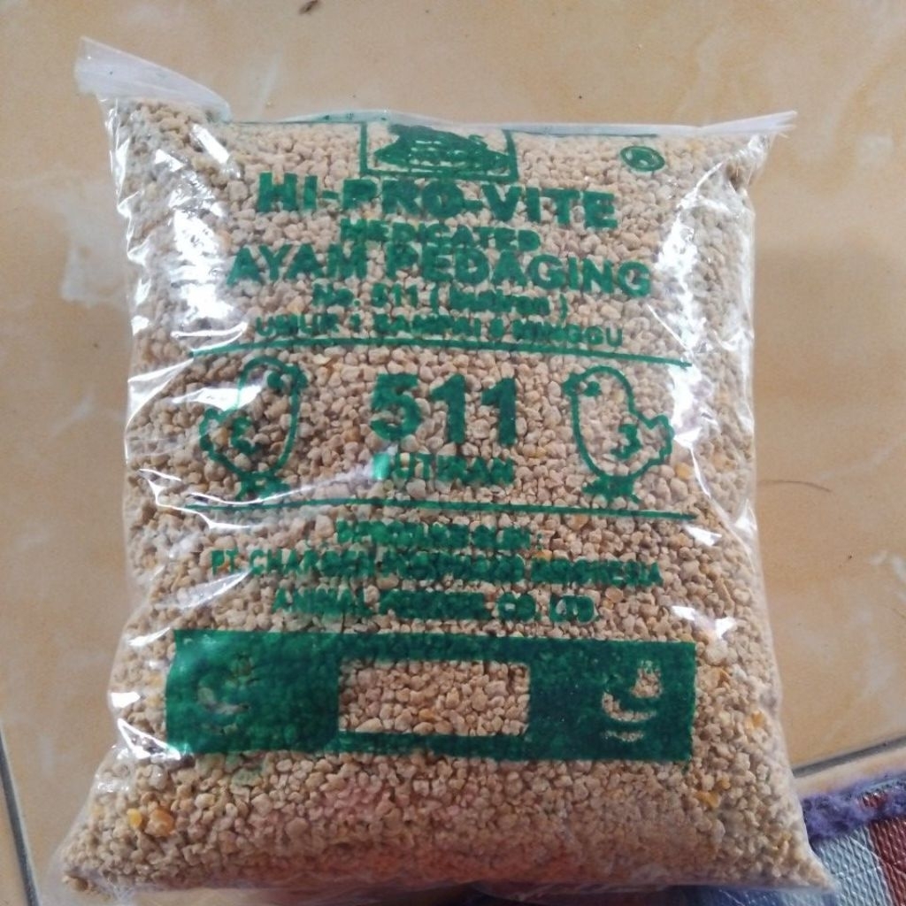 Pakan Ayam Pedaging PUR 511 1/2kg - Nutrisi Seimbang untuk Ayam