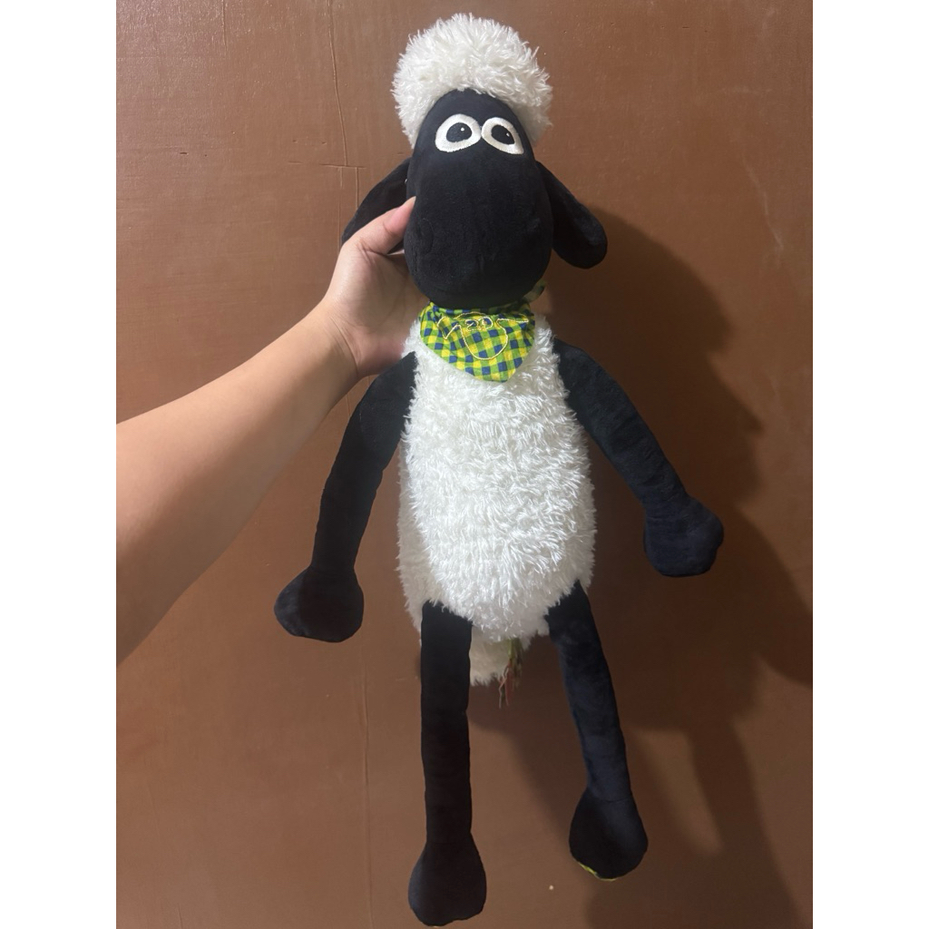 Boneka Karakter Shaun the Sheep size 60cm Original / Boneka Shaun the Sheep / Boneka Shaun the Sheep