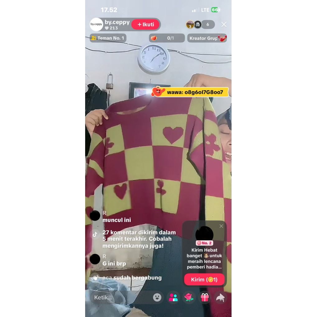 sweater ketupat
