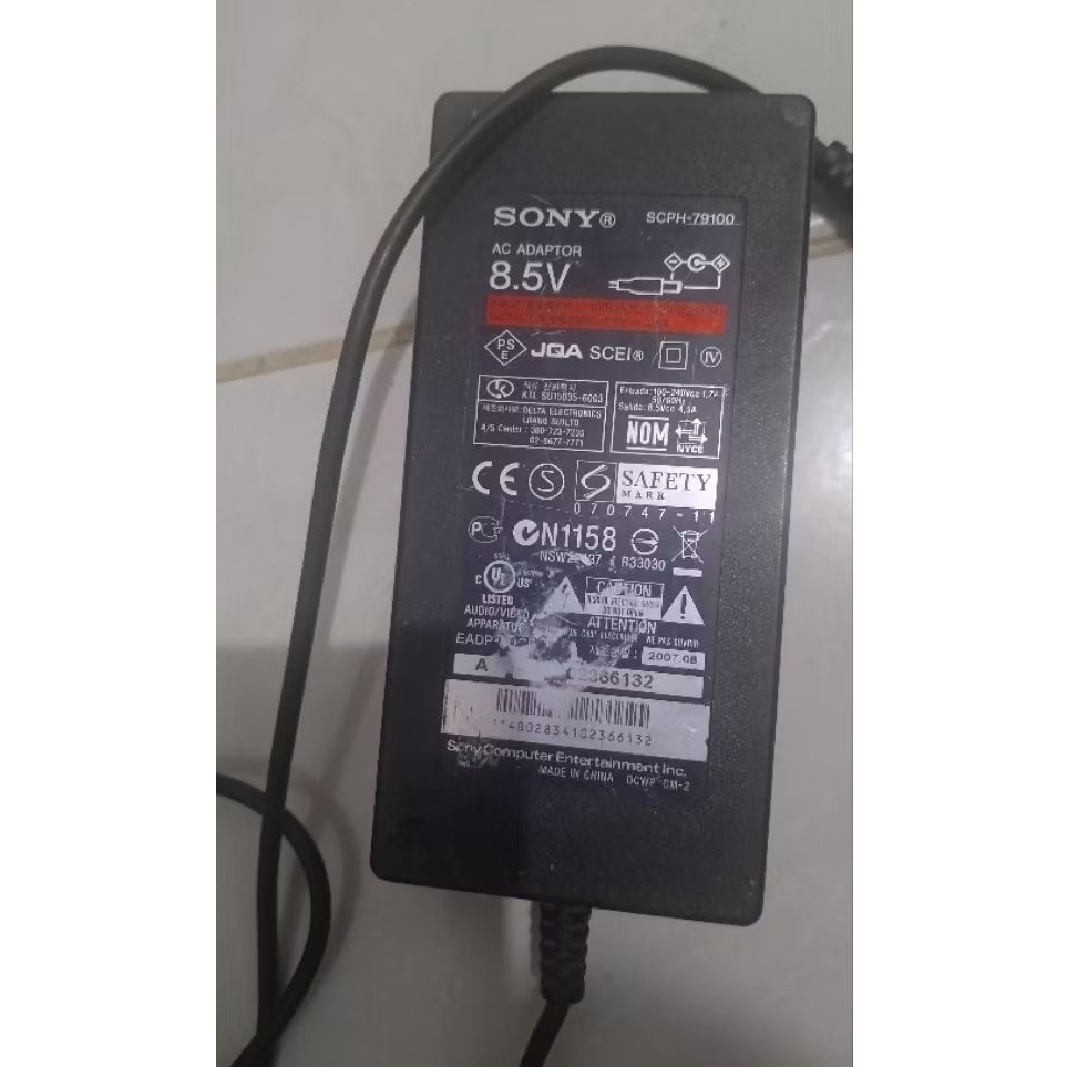 adaptor PS2  slim kondisi rusak , Monitor LED Lenovo 18,5 inch model: LI1921wA
