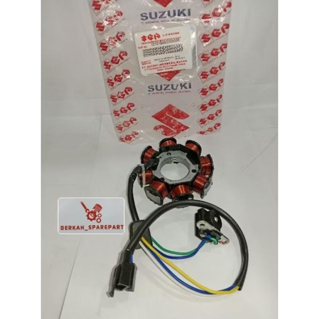 Spul Stator Assy Komplit Suzuki Spin 125 (12161B46600N000)