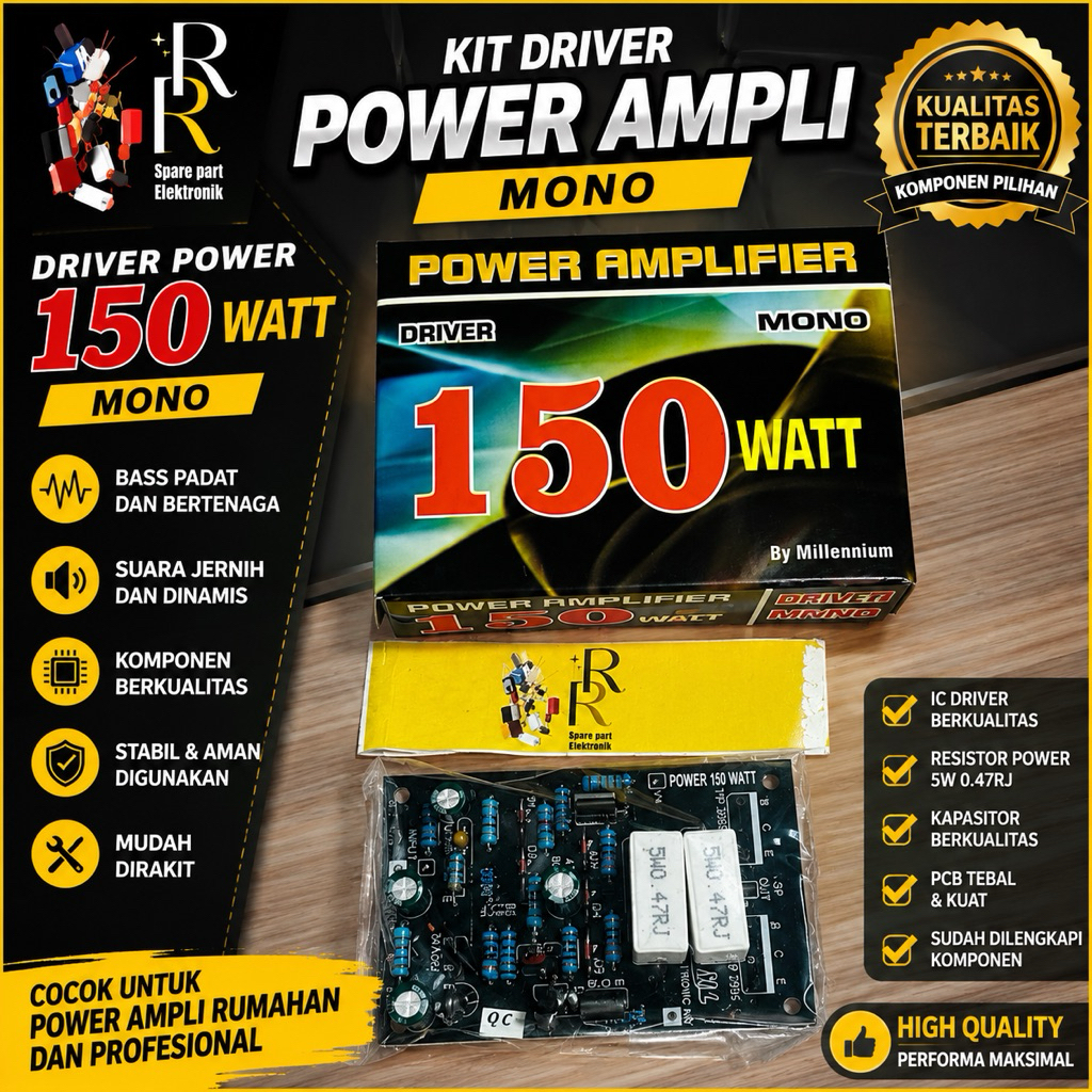 DRIVER POWER 150W MONO KIT AMPLI