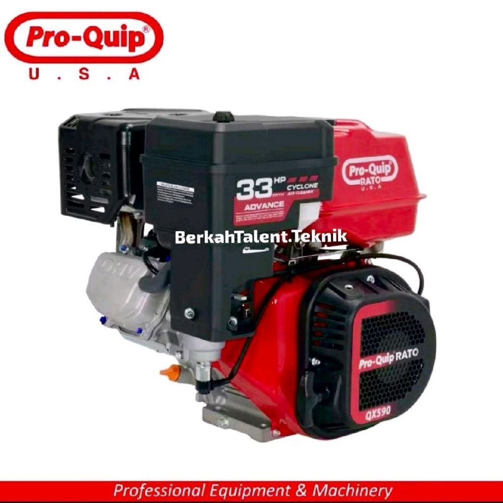 ProQuip Gasoline Mesin Penggerak Bensin ProQuip QX590R 500cc 4-Tak 33Hp Original Proquip