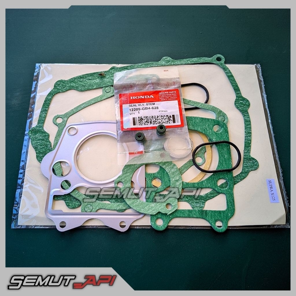 PAKING GASKET FULLSET HONDA SUPRA X 125 / PAKING GASKET PEARPAK TOPSET HONDA SUPRA X 125 SEAL KLEP S