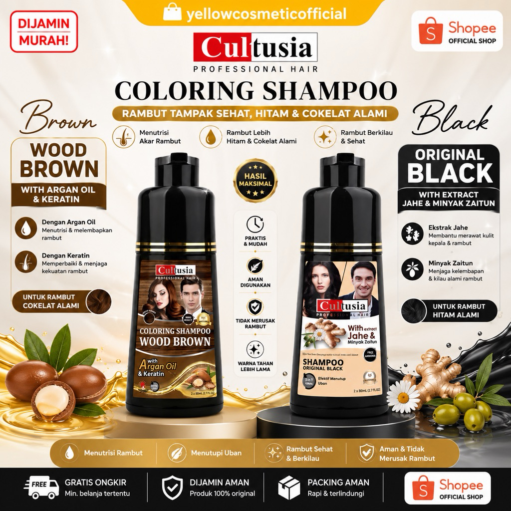 CULTUSIA COLORING SHAMPOO