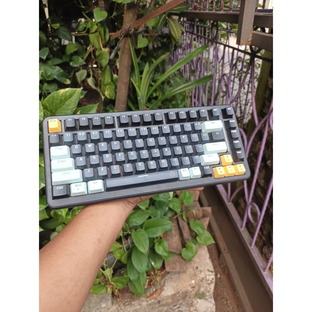 keyboard Vortex Mono + keycaps fantech