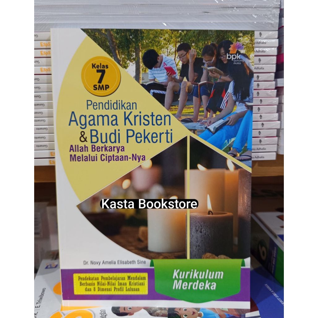 Buku Agama Kristen Kelas 7 SMP Kurikulum Merdeka BPK