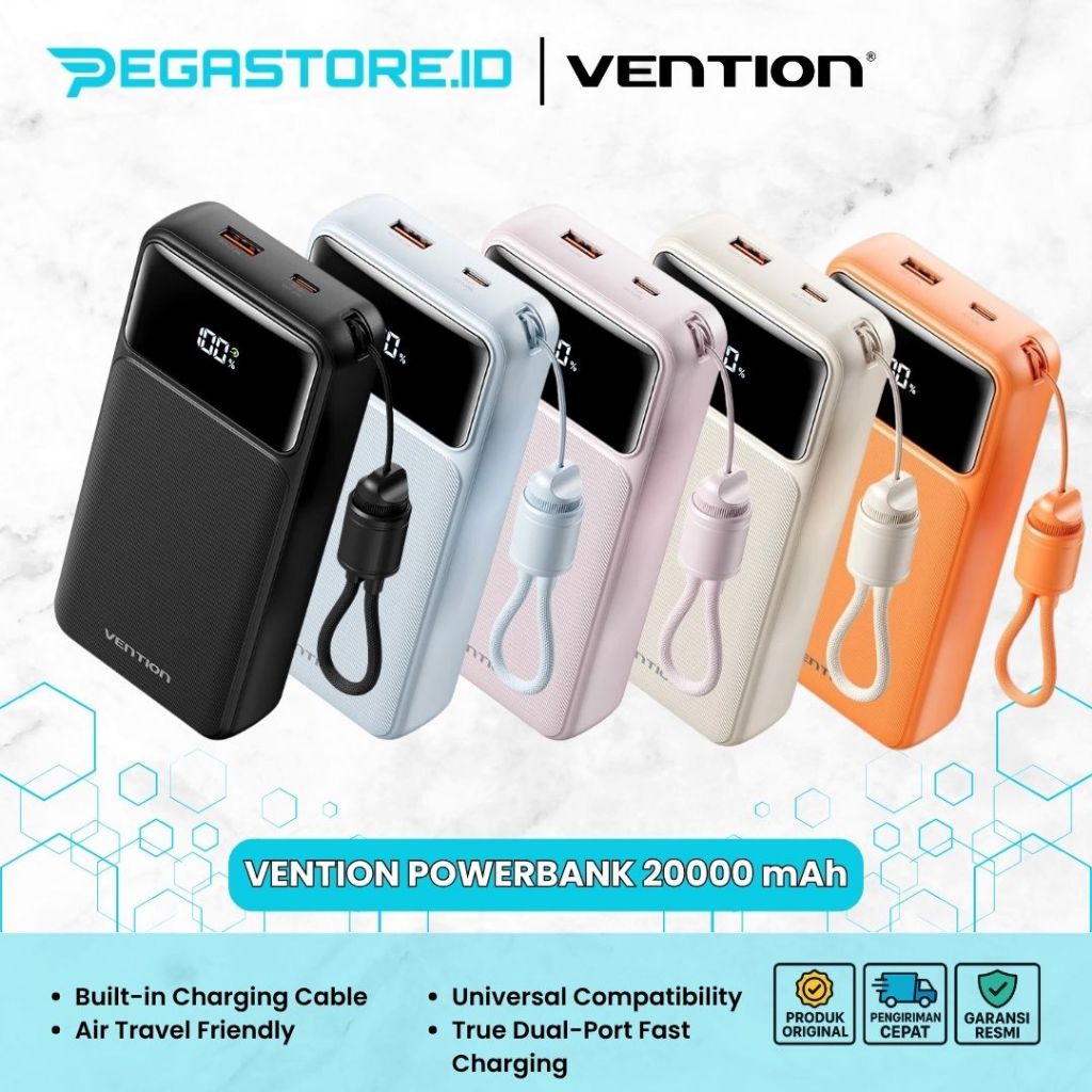 VENTION Powerbank 20.000MAh CCC & 10.000MAh  CCC