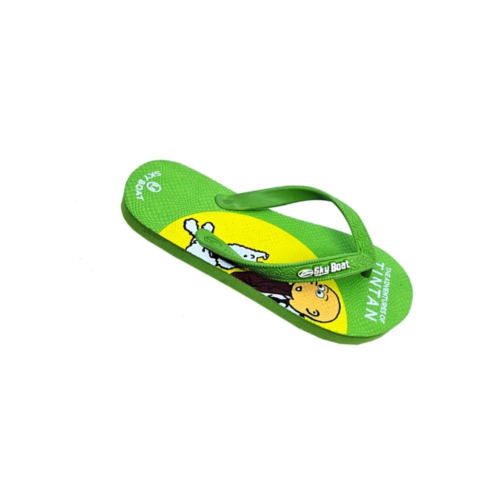 sandal anak#sandal anak motif#sky boat tintan