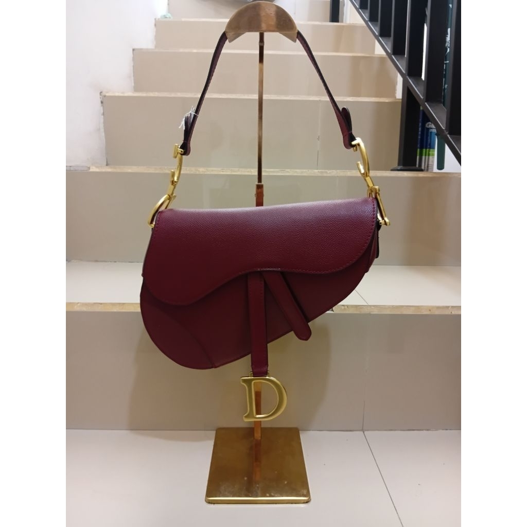 SALE dior saddle red