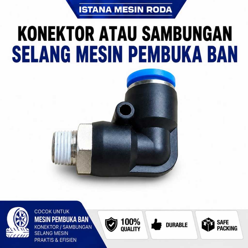 konektor atau sambungan selang mesin pembuka ban tyre changer