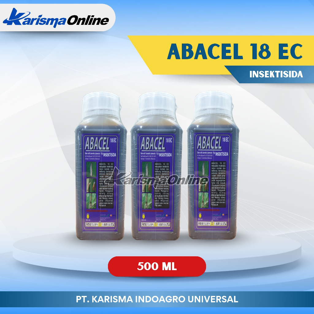Abacel 18 EC Insektisida / 500ml / Akarisida Abamektin 18 g/L