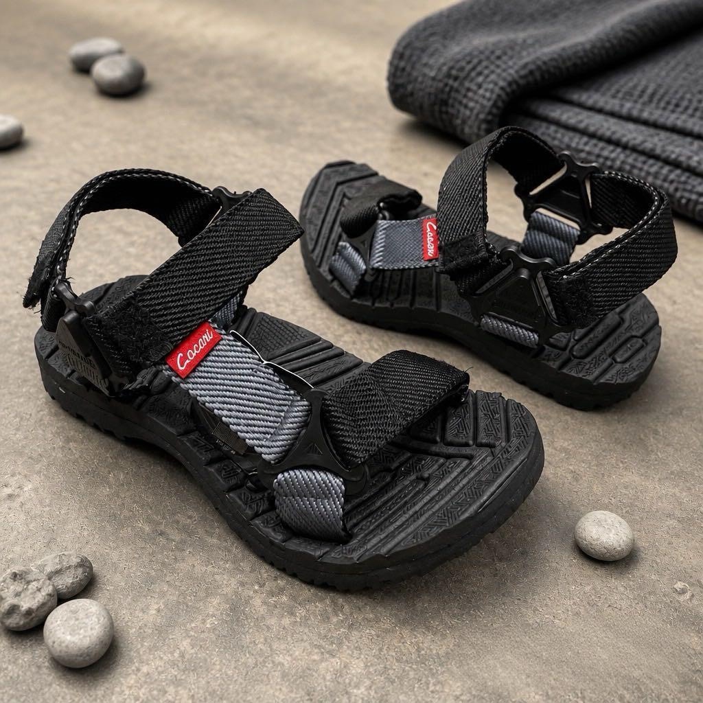 SANDAL COCARI GUNUNG - SANDAL GUNUNG EIGER PRIA DEWASA SOL KARET ANTISLIP