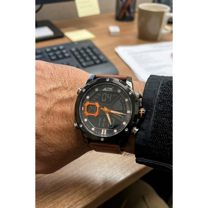 JAM TANGAN SKYFIRE BLACK 2690