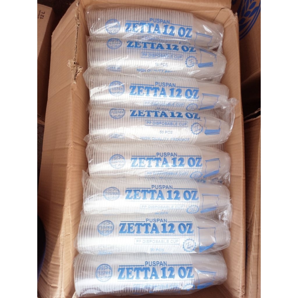 Cup gelas PUSPAN ZETTA 12 oz